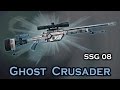 Ghost Crusader SSG 08 StatTrak stickers skin preview FN/MW/FT/WW/BS — CS:GO