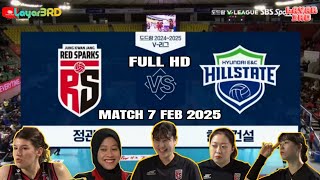 RED SPARKS vs HYUNDAI HILLSTATE - Full Match HD