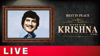Live from Super Star Krishna Garu Home - #RIPSuperStarKrishnaGaru
