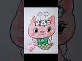 Draw Mermaid Kitty Fairy | Gabby’s Dollhouse 463 #drawing