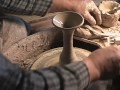 brad sondahl throws and assembles pottery goblets