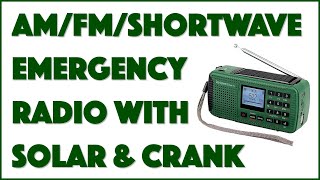 Retekess HR11S Emergency AM/FM/SW Dynamo Radio -- REVIEW