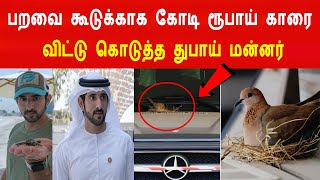 பறவை கூடுக்காக கோடி ரூபாய் காரை விட்டு கொடுத்த துபாய் மன்னர் |Bird built a nest on Crown Prince Car