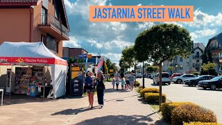 STREET WALK BY COZY SUMMER JASTARNIA, POLAND, 5 AUGUST 2023 // 4K