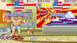 FT5 @sf2hf: ShaftOfPleasure (US) vs padoodey (US) [Street Fighter II HF Fightcade] Dec 18