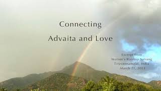 Connecting Advaita and Love