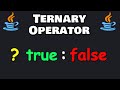 Learn the Java ternary operator in 5 minutes! ❔