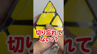 切り忘れミンクスが意味不明すぎた #ピラミンクス #pyraminx #shorts #rubikscube