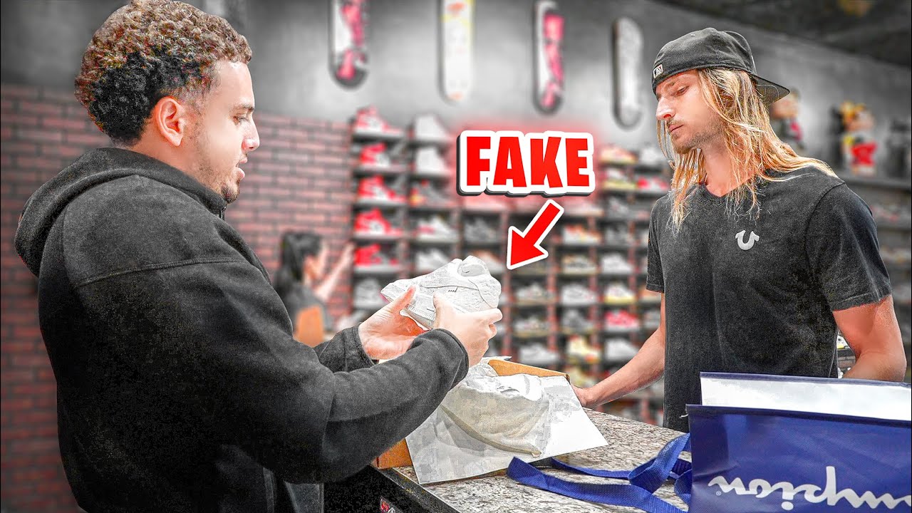 Catching Fake Sneakers Youtube