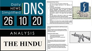 THE HINDU Analysis, 26 October 2020 (Daily News Analysis for UPSC) – DNS