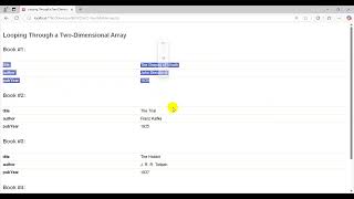 22-Looping Through Multidimensional Arrays in PHP | Array | PHP Developer