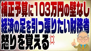 1163回　補正予算に基礎控除引き上げなし！しれっと能登の復興予算を入れる　先ずは謝れ！財務省よ