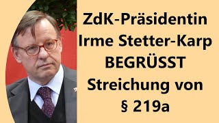 Peinliche und irritierende Aussagen der ZdK-Präsidentin gegenüber Deutschlandradio Kultur