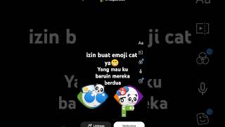 #edit #emojicat izin ya 😄