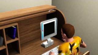The Sims 3 Hacking the computer
