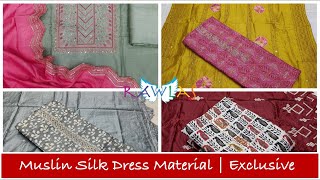 Muslin Silk Dress Material | Exclusive | Rawlas Studio