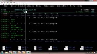 New Mainframe Batch from 16-Nov-2022 U TSOISPF V9_Line commands and Primary Commands
