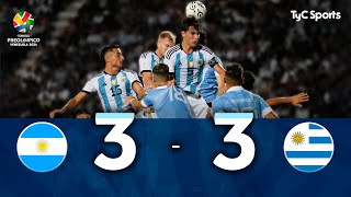 Argentina 3-3 Uruguay | Preolímpico Sudamericano Sub-23 Venezuela 2024