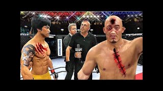Bruce Lee vs. Ryuichi Murata - EA sports UFC 4 - CPU vs CPU epic