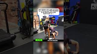 UFC fighter learns gymnastics from Sam Frank #samxfrank #ufc #gymnastics