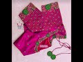 latest classic maggam work blouse designs for your special occassions