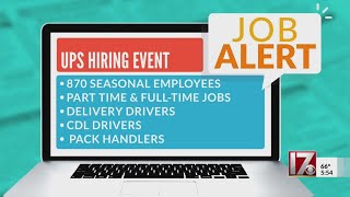 Job Alert: UPS Hiring Event