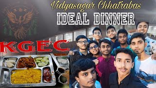 Kalyani Government Engineering college, Vidyasagar Chhatrabas,2nd Oct Ideal Dinner 😋😋2024 ❤️❤️ #KGEC