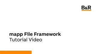 mapp File Framework Tutorial