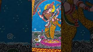 Saraswati Pattachitra Painting