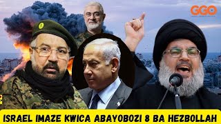 NETANYAHU AMAZE KWICA ABAYOBOZI BA HEZBOLLAH 8|HASIGAYE UMWE NAWE ARAHIGWA|UKO BYAKOZWE MU GIHE GITO