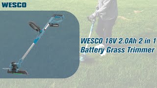 USWS8164U WESCO Cordless Grass Trimmer