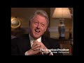 Bill Clinton Interview Reflections on Presidency & Legacy