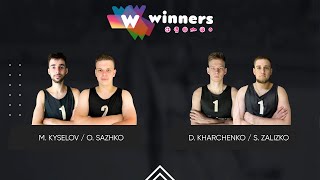 Winners Beach Volleyball. Men. M. Kyselov / O. Sazhko - D. Kharchenko / S. Zalizko  14.01.2025