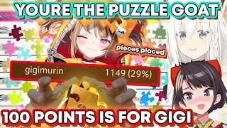 How Gigi Was Called The Puzzle GOAT By Her JP Senpais at Hololive New Year Game【ALL GIGI HIGHLIGHTS】