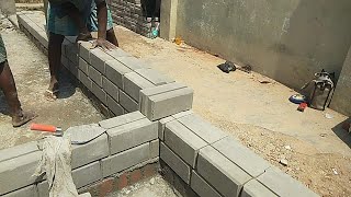 Corner Construction with Interlocking Blocks www.hydraformasia.com  Call @ 9312578095/9810298913