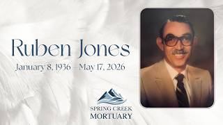 Ruben Jones Funeral Service