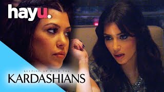 Kim & Kourtney Fight At Dinner | Keeping Up With The Kardashians