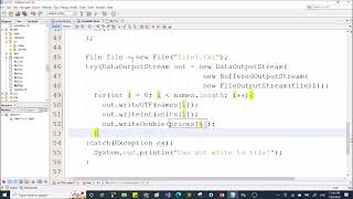 Java-SE1705: Data Stream (DataOutputStream, DataInputStream)