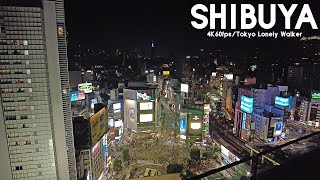 [4K]🇯🇵 ビルの屋上から見る夜の渋谷 / Shibuya at night as seen from the roof of a building. [2022.6.25]SHIBU NIWA