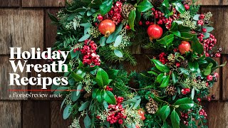 HOLIDAY WREATH RECIPES - 'Creative Edge' December 2019 Video!