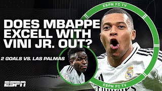 CORRELATION between Mbappe's monster performance \u0026 Vini Jr. being out vs. Las Palmas? 👀 | ESPN FC