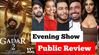 Gadar 2 Evening Show Public Review | Gadar 2 Movie Public Reaction | Gadar 2 Movie Review,Sunny Deol