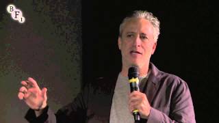 Jon Stewart introducing Amir El Masry at the BFI London Film Festival