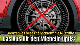 Deutsches Gesetzt blockiert den revolutionären Michelin Uptis, einen luftlosen Reifen