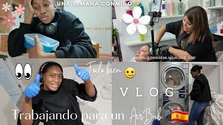 MI HERMANA HACE ESTO TODOS LOS DIAS😭 💖 || ASI ES TRABAJAR EN UN AIRBNB EN ESPAÑA 🇪🇸 || INAGURACIÓN 🥳