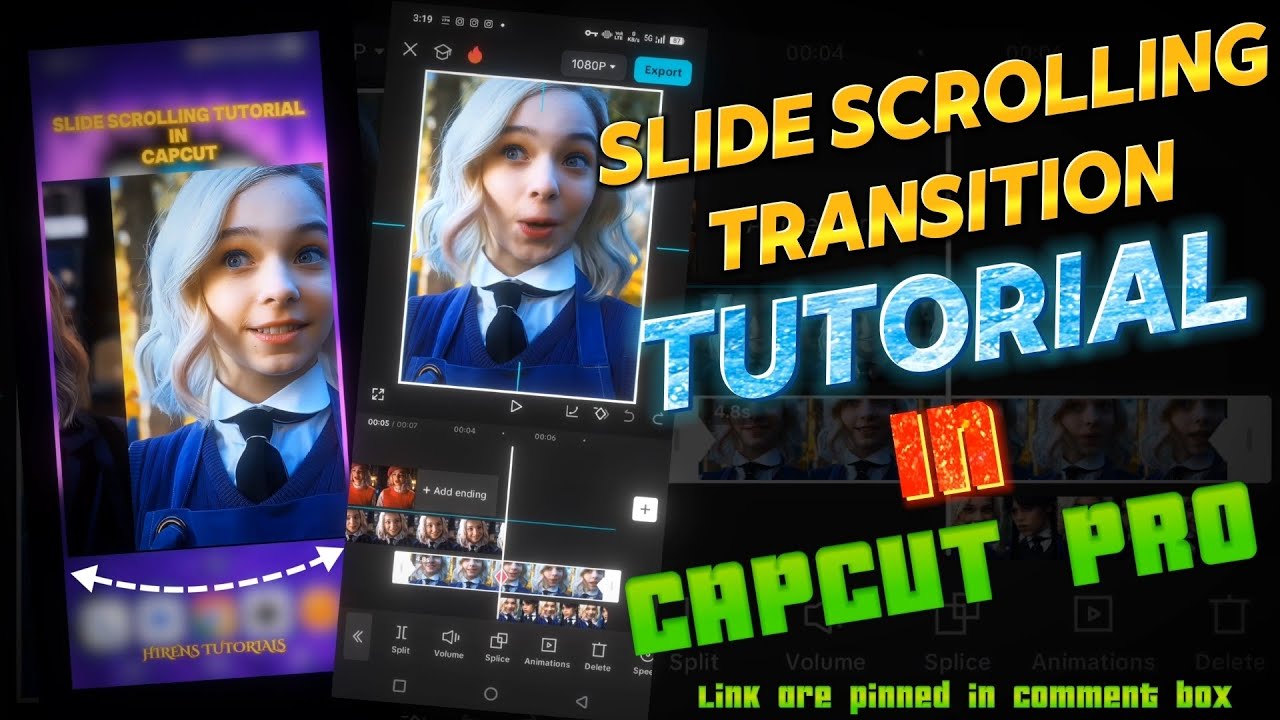 Smooth Slide Scrolling Transition Tutorial Capcut Transition Tutorial
