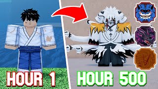 Spending 500+ Hours Mastering EVERY TAILED BEAST in Shindo Life.. - Roblox