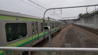 横浜線E233系6000番台H006編成各駅停車東神奈川行き八王子みなみ野駅発車