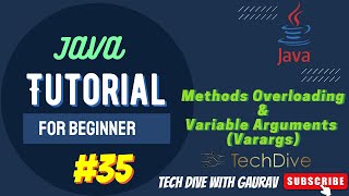 Method Overloading & Variable Arguments (Varargs) | Tutorial #35