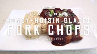 How to Make Honey-Hoisin Glazed Pork Chops #HowtoHarmons